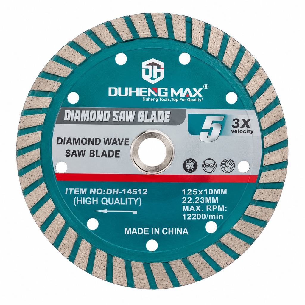 [3-A6001-68] DISCO DIAMANTE DE TIJOLEIRA (Duheng Max) (5", 125mm)