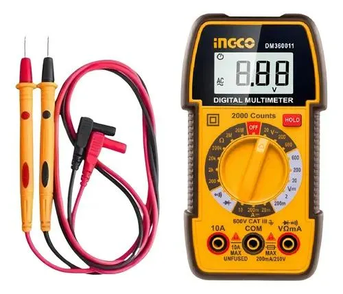 [1-DM3028-IG] Kit de Teste Eletrico "Multímetro" (INGCO MOZ) (Multimetro DM3028)