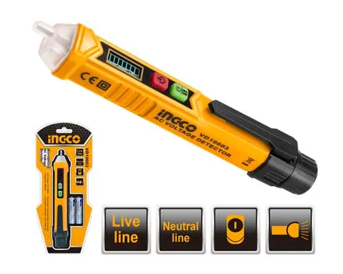 [1-VD100091-ING] Detector de Voltagem (INGCO MOZ)